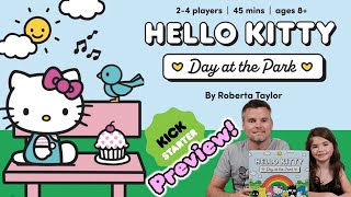 Hello Kitty: Day At The Park - Coming to #kickstarter #BoardGames #hellokitty