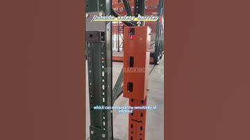 The outside safety barrier of trackless mobile racking #mobilerackingsystem  #warehouse #rack