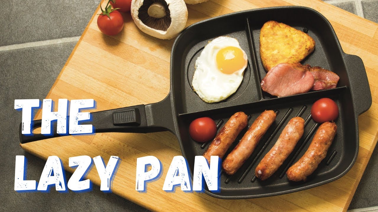 The Lazy Pan - Cast Aluminium Non-Stick Multi-Section Frying Pan
