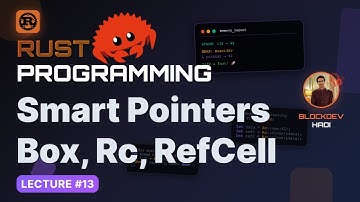 🦀 Master Rust Programming #13 | Smart Pointers: Box, Rc, RefCell, DeRef & Drop | Memory Management 🚀