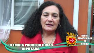 SALUDO EN ENTREGA DE CASAS DE UNIHUE