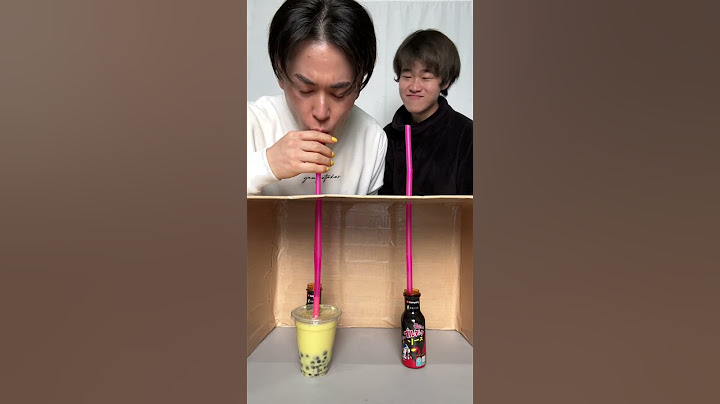 🍌Tapioca banana milk or Buldak sauce🌶️? @Majimero100m