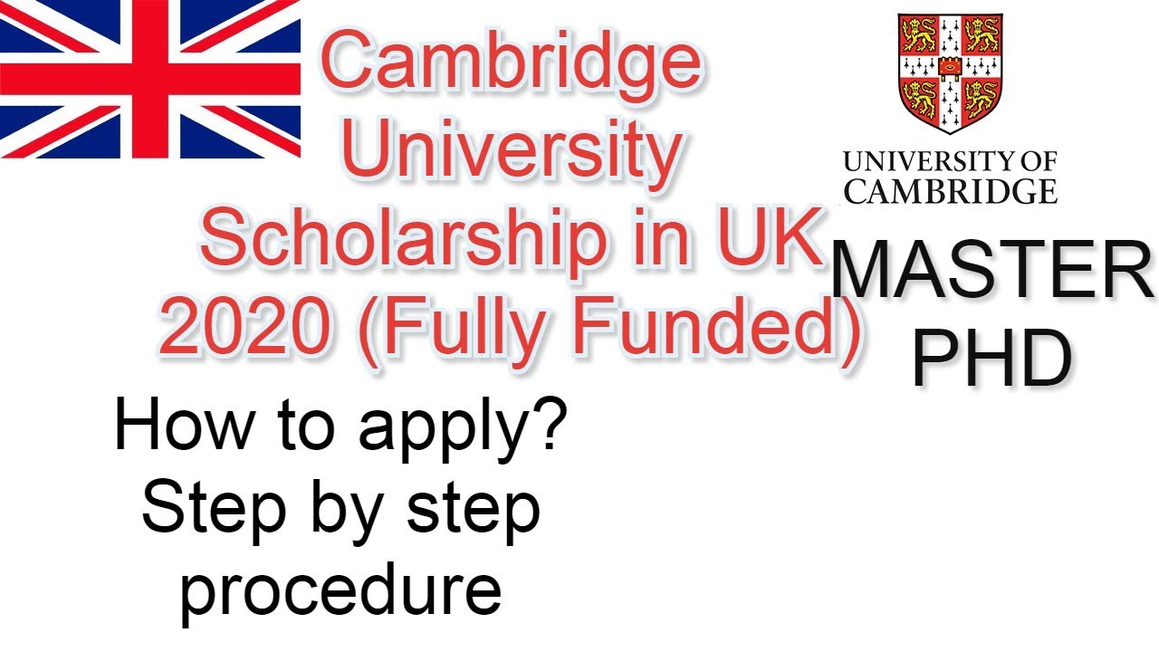 phd application cambridge