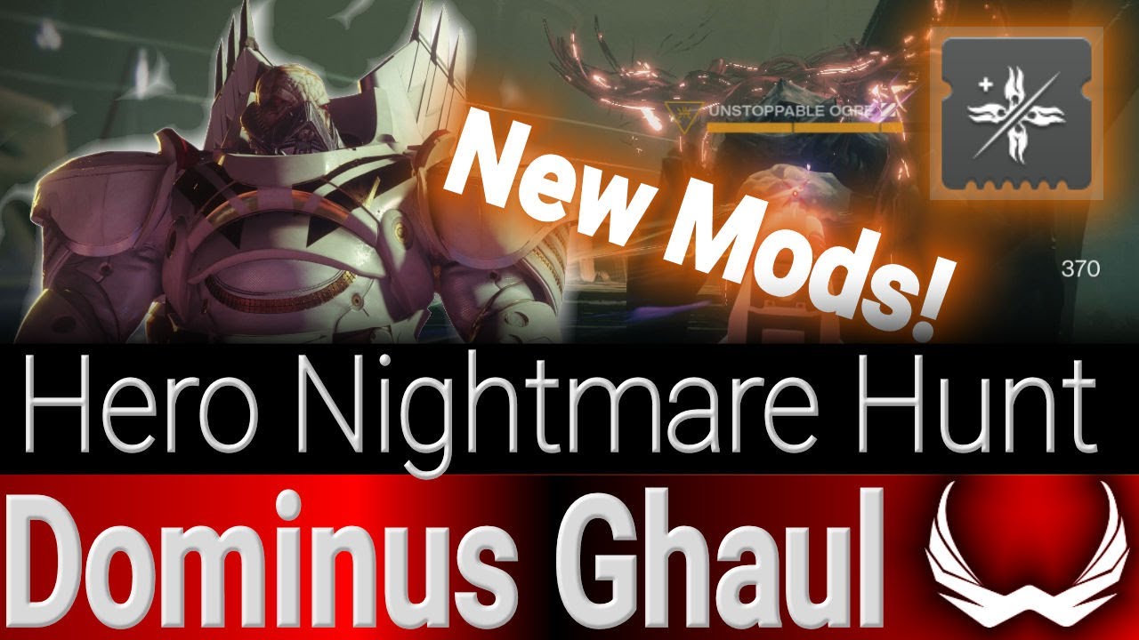 dominus ghaul pop Destiny 2 Shadowkeep :- New Mods & Hero Nightmare Hunt Dominus Ghaul