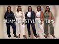 Revamp your summer looks with these simple tips  geranikamycia