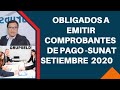 CONTRIBUYENTES OBLIGADOS A EMITIR COMPROBANTES ELECTRONICOS DESDE SETIEMBRE 2020