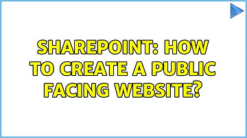 Sharepoint: How to create a public facing website? (2 Solutions!!)