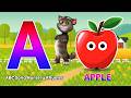 Phonics Song 2 with TWO Words in 3D - A For Apple🍎🍏- ABC Alphabet Songs with Sounds for Children's