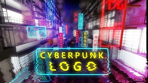 Cyberpunk Logo After Effects Templates