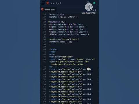 Building a Mechanical Keyboard with HTML & CSS || keyboard design || # ...
