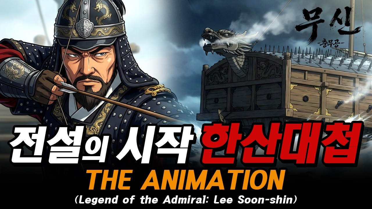 [AI 애니메이션] 전설의 시작, 한산대첩! 이순신 장군의 압도적 위엄