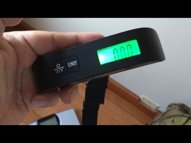 Basics Portable Digital Luggage Weight Scale