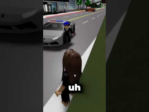 Brookhaven Cops Almost Arrested Me!!! 😱😱😱 #roblox #fypシ゚viral #brookhavenroleplay #drama