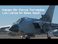 Italian air force tornados taxi and takeoff