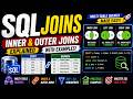 SQL JOINs Explained | INNER JOIN, LEFT JOIN, RIGHT JOIN & Multi-Table Queries