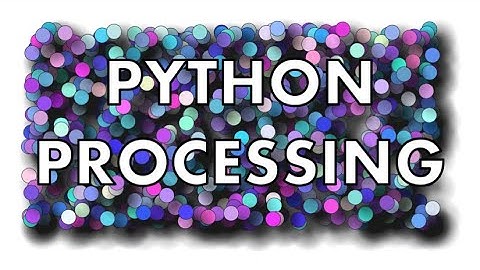 Generative Art - Circle Shadows in Python Processing Tutorial