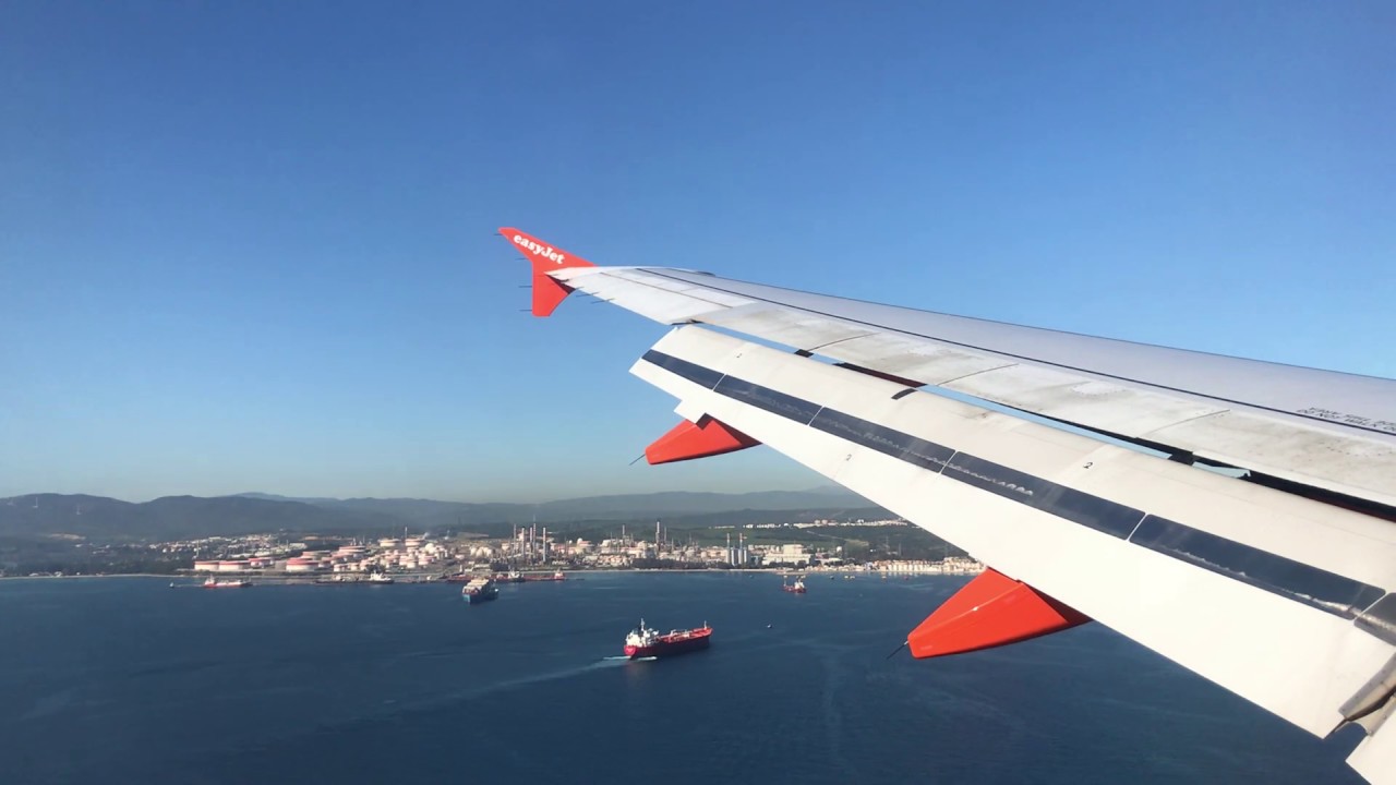 outlining Easyjet gibraltar to luton /