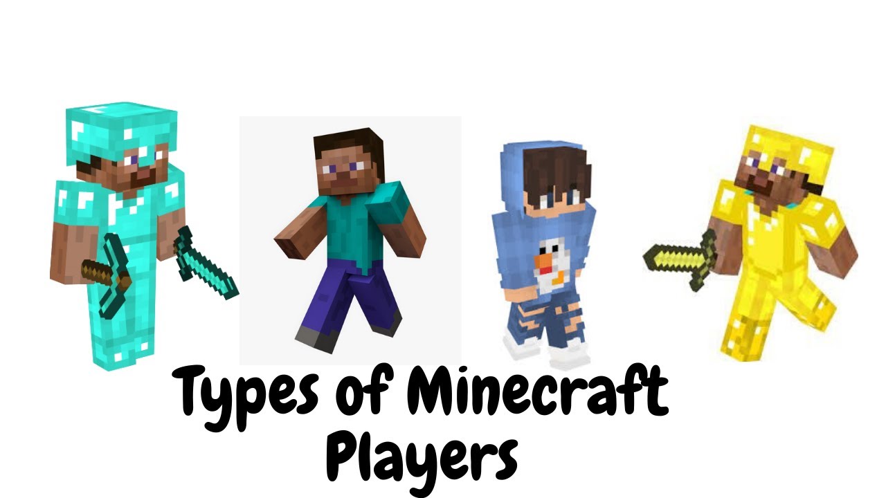 Types Of Minecraft Players - YouTube