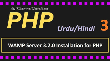 How to install WAMP server 3.2.0 for PHP | PHP web server | PHP Tutorial for beginners in Hindi/Urdu