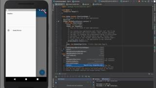 Create a Drawer in Flutter with DrawerHeader and (DrawerItem changed to ListTile)