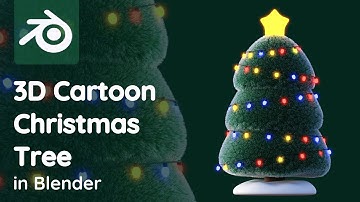 3D Christmas Tree Modeling | Blender Tutorial for Beginners [RealTime]