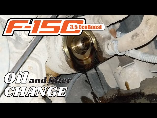 Ford F150 3.5L EcoBoost oil filter location