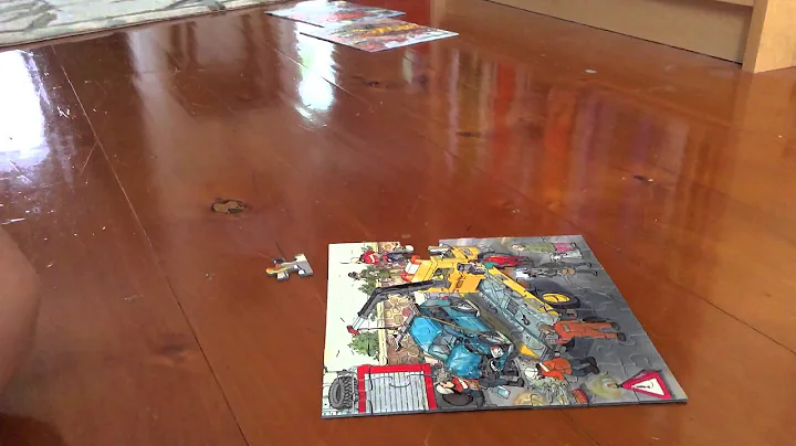 Jigsaw puzzle stop-motion