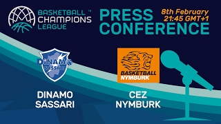 Dinamo Sassari v CEZ Nymburk - Press Conference - Basketball Champions League