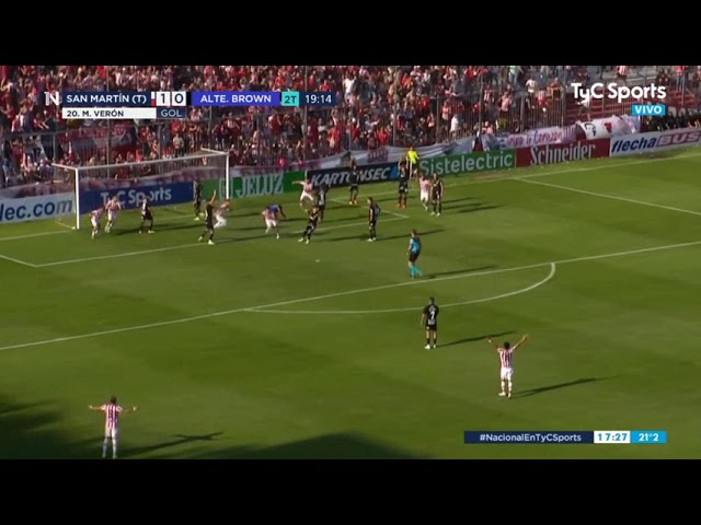 San Martín le ganó a Almirante Brown