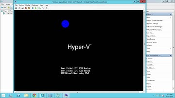 hyper v in window server 2012 Installing windows 10