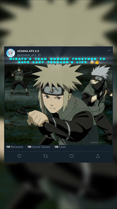 MINATO'S TEAM WORKED TOGETHER TO SAVE LADY TSUNADE'S LIFE 🤯👍