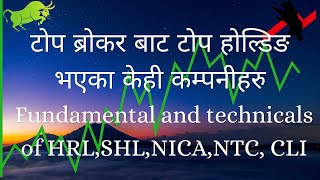 Recent top broker holding companies NICASHLNTCCLIHRL|Share Market News Nepal |