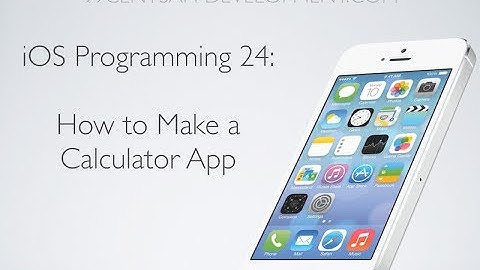 iOS Programming 24: Creating a Calculator