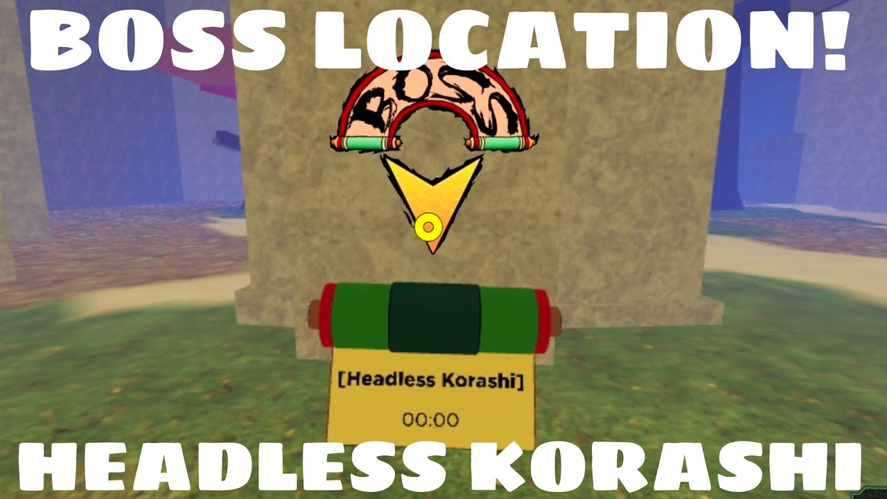 Jejunes) Headless Korashi Boss Location in Shindo Life