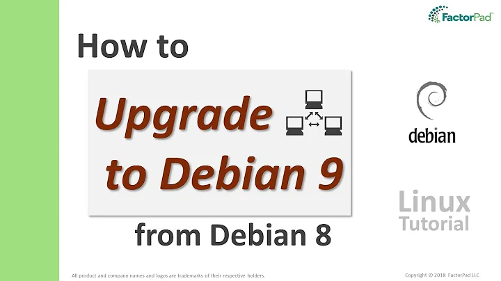 Upgrade to Debian Stretch 9 from Jessie 8
