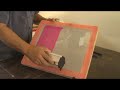 It's easy to burn an image into a silk screen