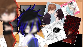 •L y Ligth reaccionan a sus videos• Death Note😻🍎📓🖋️LigthXL🌺•Emma_Yagami•//Reaction//{Gacha Nox}