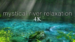 8HRS of Mystical River Scenes from Japan in 4K + Soothing Bird & Flowing Water Sounds for Relaxation