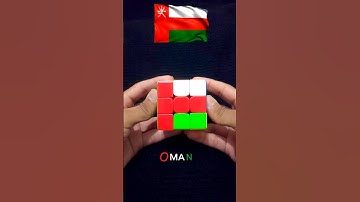 I made Flags of different countries on Rubik