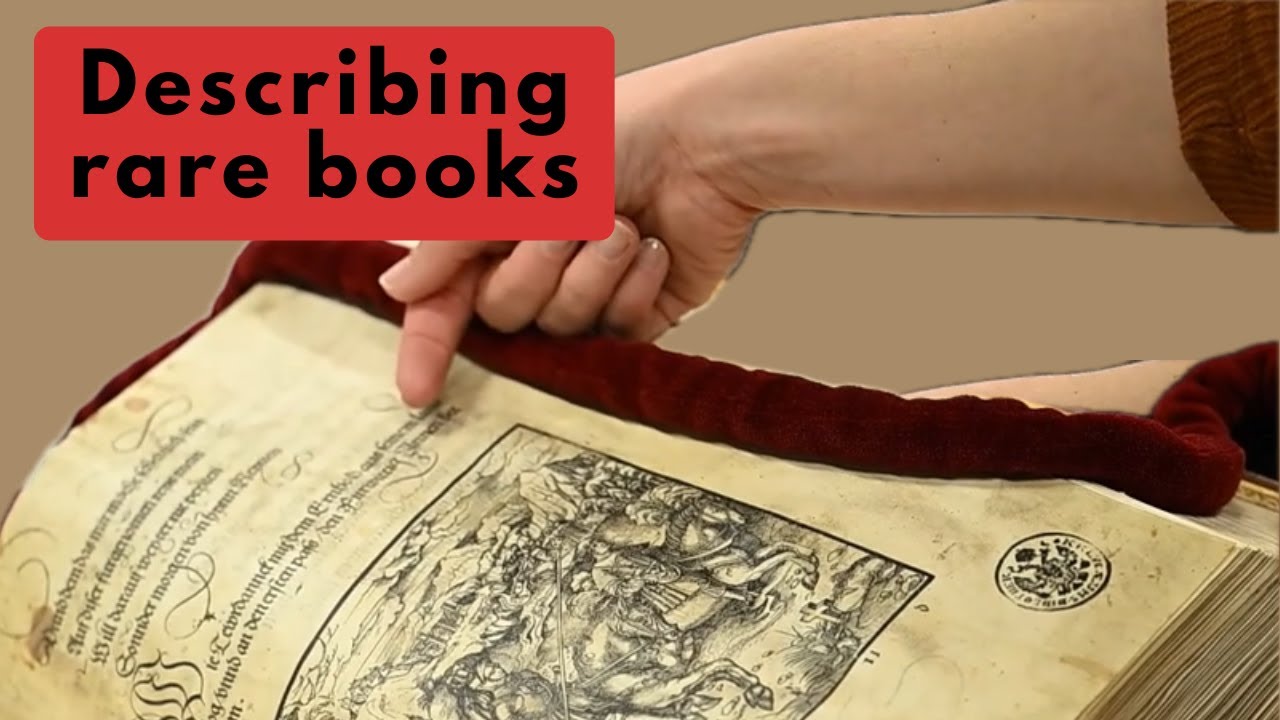 How to describe pre-modern books (bibliographic description) by Megan Piorko