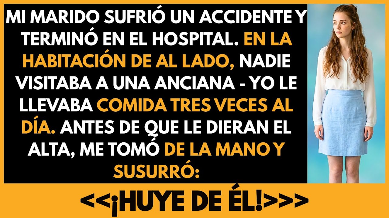¡Huye ya! Lo que dijo la anciana en el hospital me dejó en shock