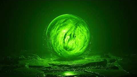 VFX Real-Time of a Green Palantir in Unreal Engine