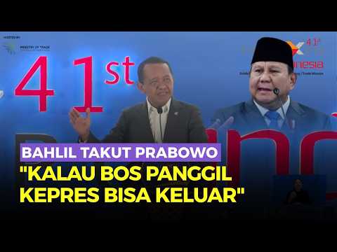 Bahlil Guyon Takut Dipanggil Prabowo: Kalau Bos Panggil, Kepres Bisa Keluar