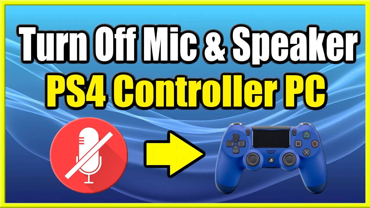 Fix) Turn Off PS4 Controller & Speaker on PC (No Sound Issues) - YouTube