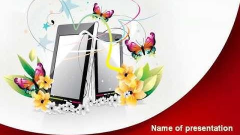 Smartphones PowerPoint Template by PoweredTemplate.com