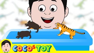 Let's raise baby animals in my toy box!ㅣanimals for kidsㅣCoCosToy