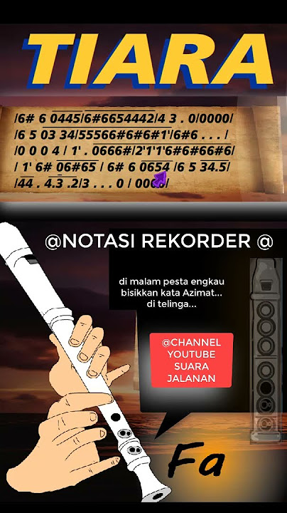 Tiara not recorder