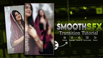 Smooth SFX transition in Mobile | Slide transition | Capcut Video Editing