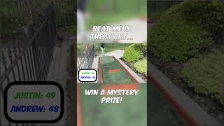 Mini golf game for a mystery prize!
