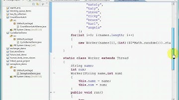The Semaphore Java Class